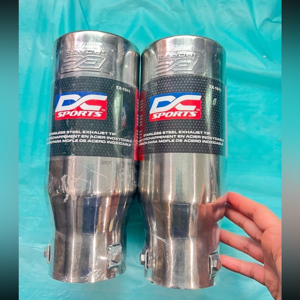 DC Sports Stainless Steel Exhaust Tip EX-1011 lot of 2 NEW